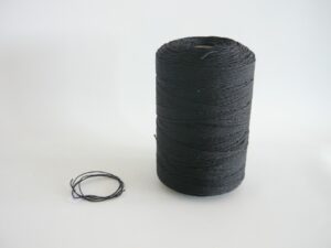Kordel Polyethylen 1,4 mm / 1 kg (900 m) gezwirnt, schwarz - 1