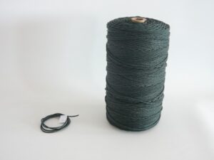 Kordel Polyethylen 3,0 mm / 2 kg (480 m) gestrickt, grün - 1