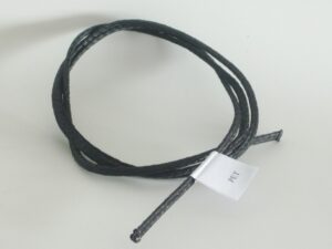 Kordel Polyethylen 3,5 mm / 150 g (33 m) gestrickt, schwarz