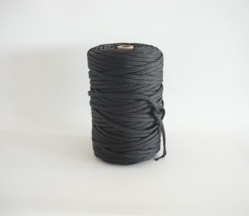 Seil Polyethylen 8,0 mm / 4 kg (175 m) gestrickt, schwarz - 1