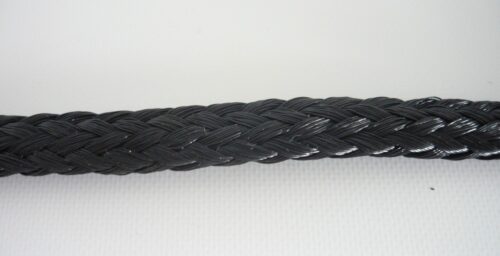 Seil Polyethylen 8,0 mm / 1 m gestrickt, schwarz - 1
