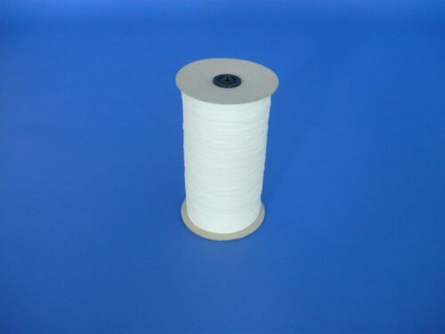 Kordel Polyester Ø 0,9 mm/ 1 kg, geflochten, weiß - 1