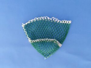 Keschernetz N 30 cm, Tf. ca 35 cm/ 20×20 mm Nylon grün