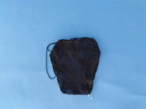 Keschernetz N 22×22 cm, Tf. ca 25 cm/ 4×4 mm – mit dem Boden Nylon schwarz